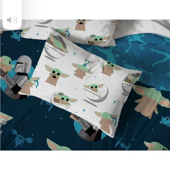 Star Wars Mandalorian 8 Pieces Baby
Yoda" Kids Reversible Full
Bed Set - Picture 8 of 13